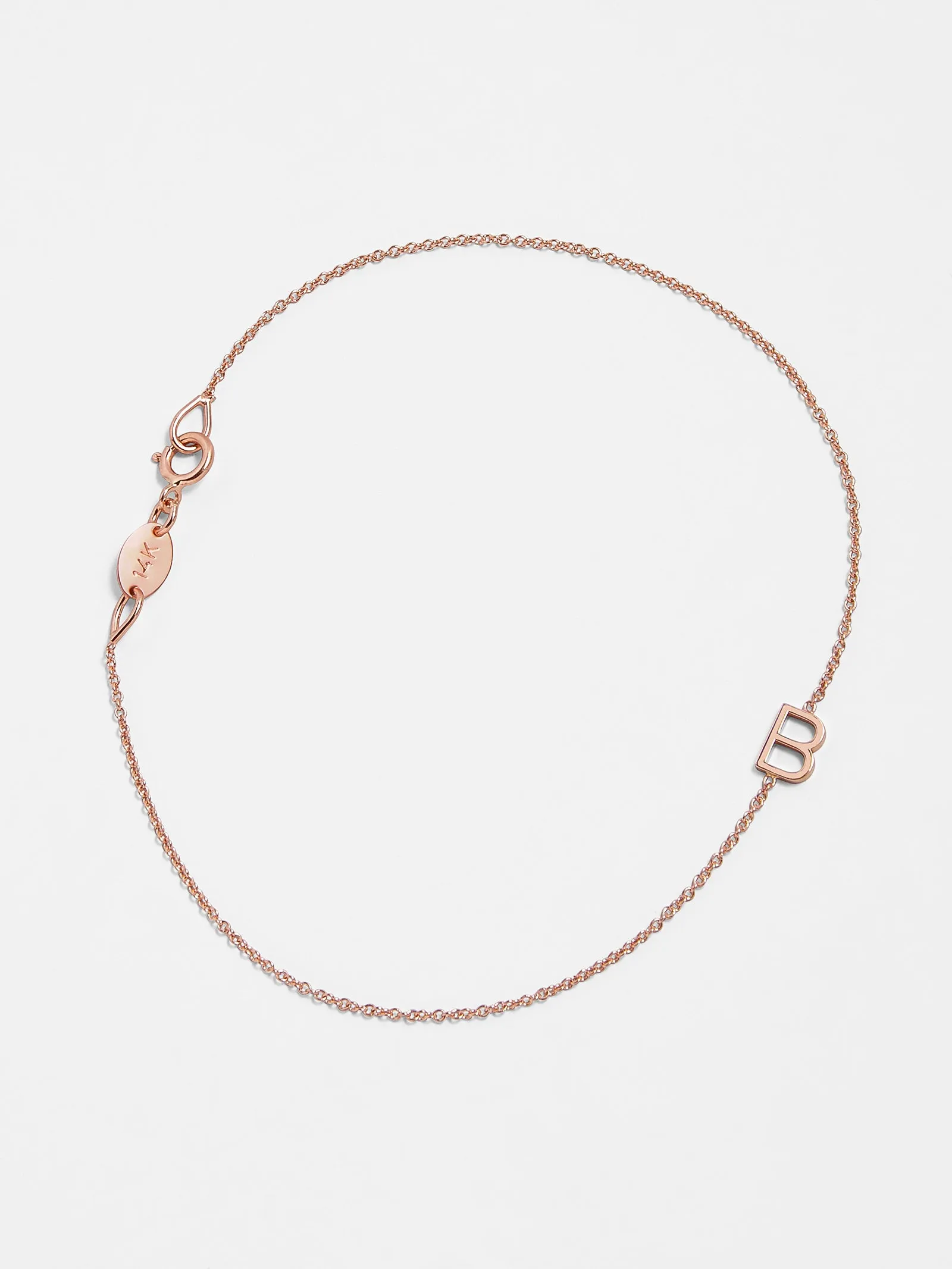 Maya Brenner Mini Letter Bracelet sold by BaubleBar product image thumbnail 5