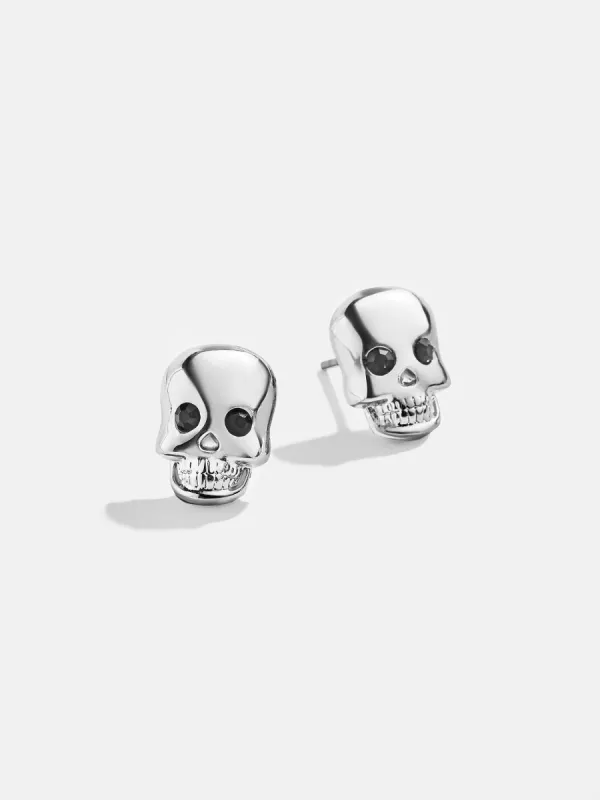 Halloween Delicate Stud Earrings - Skull sold by BaubleBar