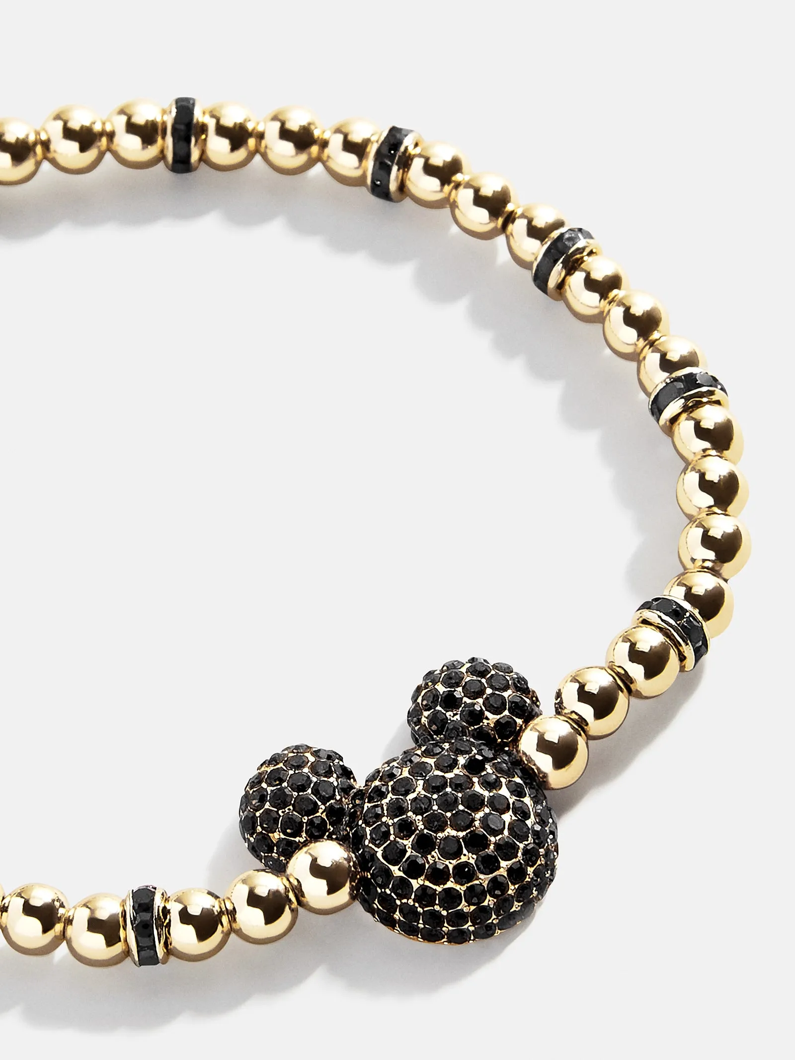 Mickey Mouse Disney Pavé Bracelet - Black sold by BaubleBar