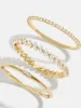 Molly 18K Gold Ring Set - Gold/Pavé sold by BaubleBar