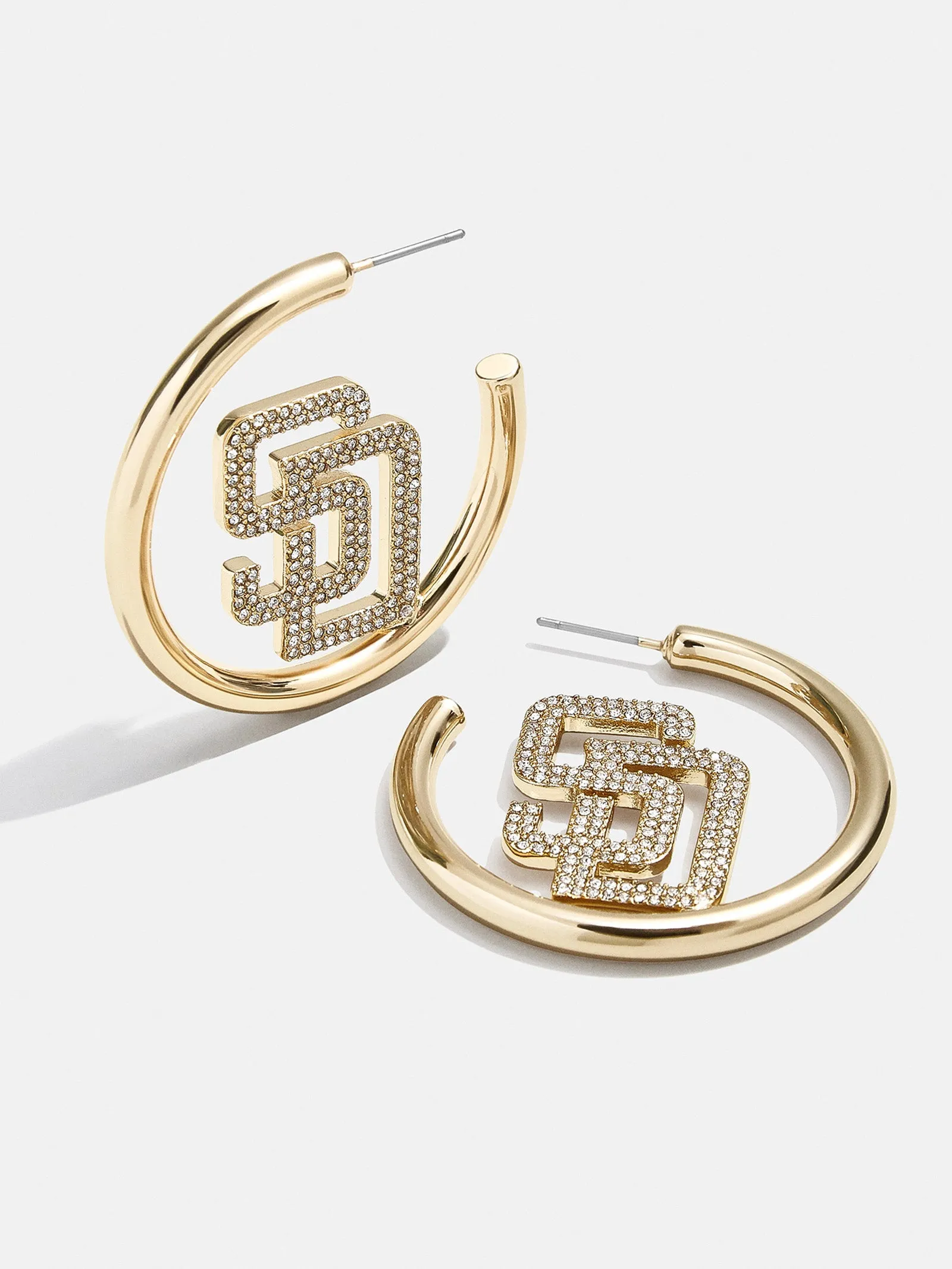 MLB Gold Logo Hoops - San Diego Padres sold by BaubleBar