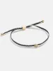 Custom Ribbon Bracelet - Black & White Ribbon sold by BaubleBar