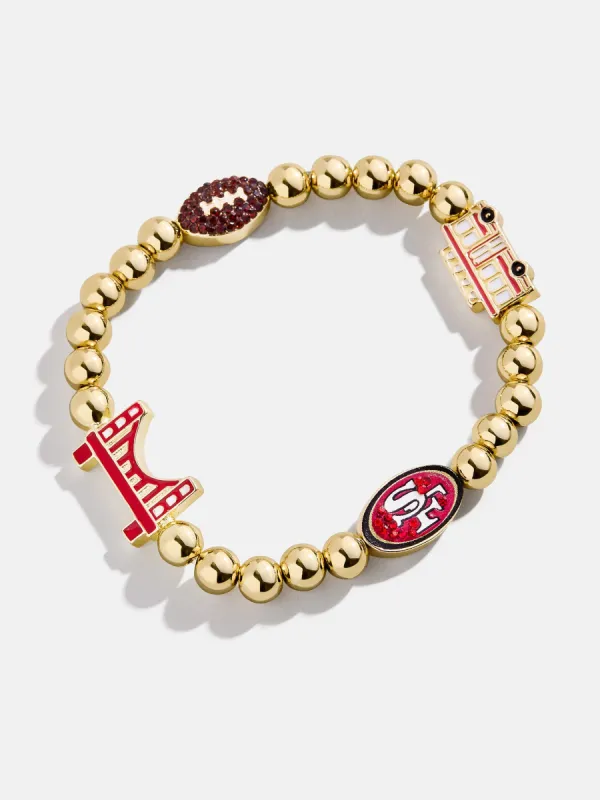 NFL Pisa Charm Bracelet - San Francisco 49ers sold by BaubleBar