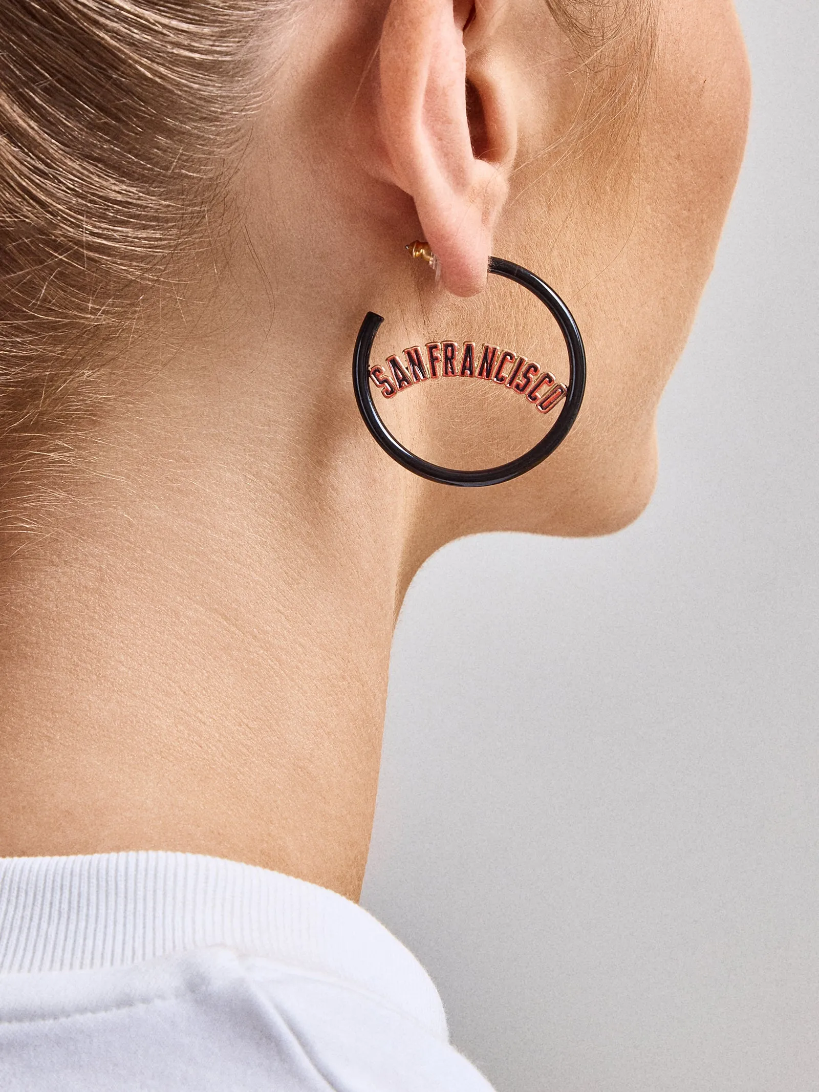 MLB Enamel Hoops - San Francisco Giants sold by BaubleBar product image thumbnail 2