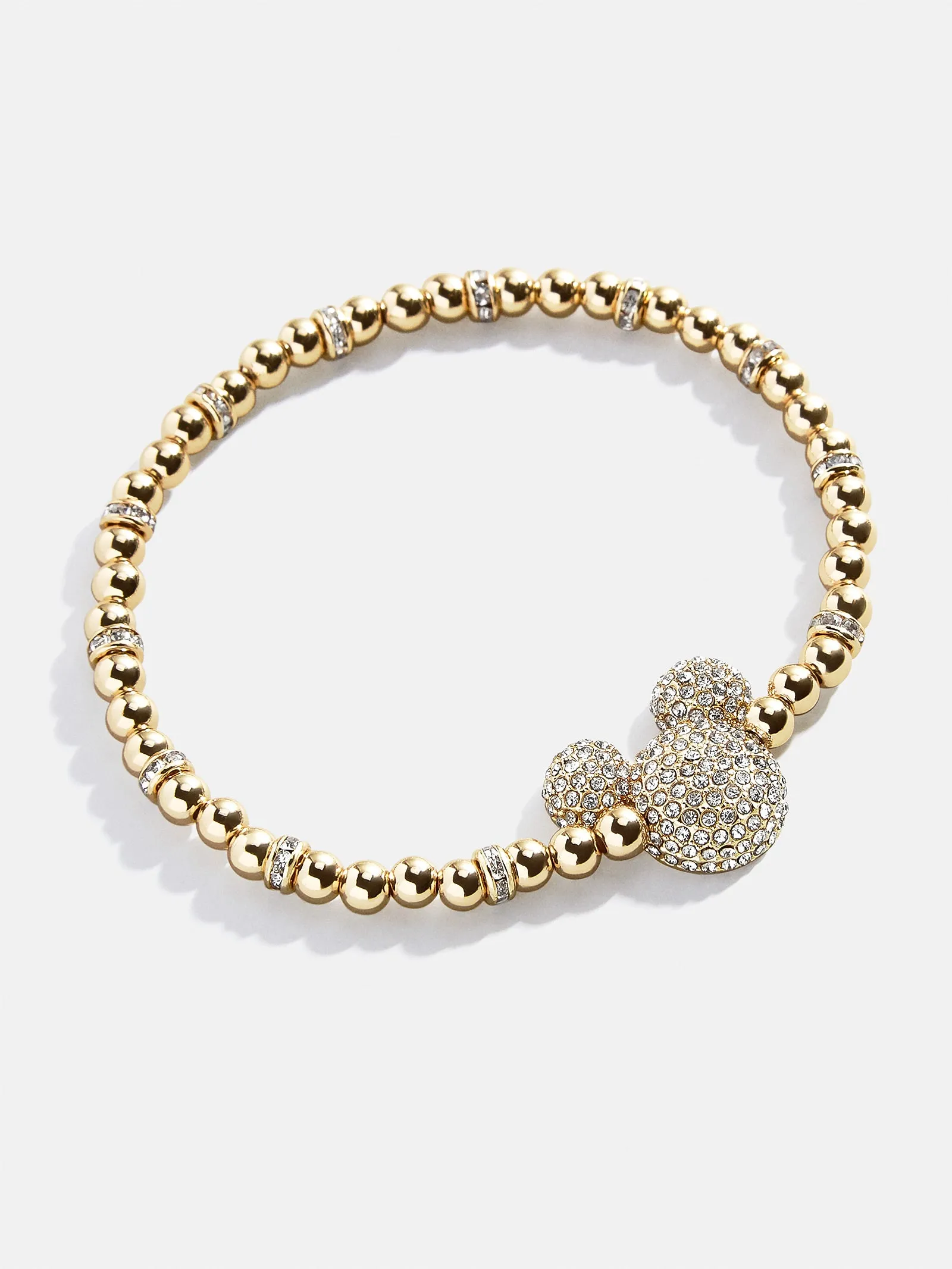 Mickey Mouse Disney Pavé Bracelet - Gold/Pavé sold by BaubleBar product image thumbnail 3