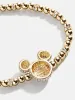 Mickey Mouse Disney Pavé Bracelet - Gold/Pavé sold by BaubleBar