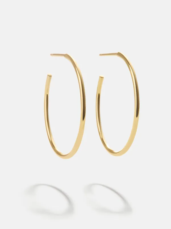 Verbena 18K Gold Earrings - 24MM sold by BaubleBar