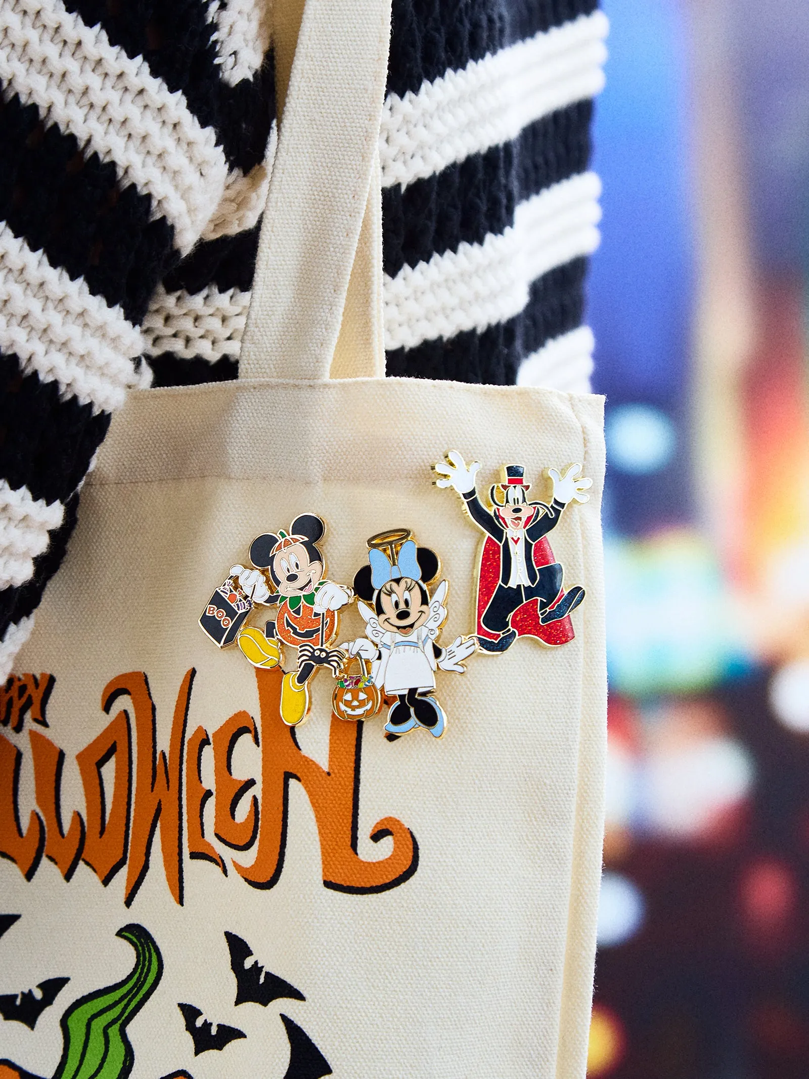 Mickey Mouse Disney Pumpkin Costume Pin - Mickey Mouse Pumpkin Costume Pin sold by BaubleBar product image thumbnail 2