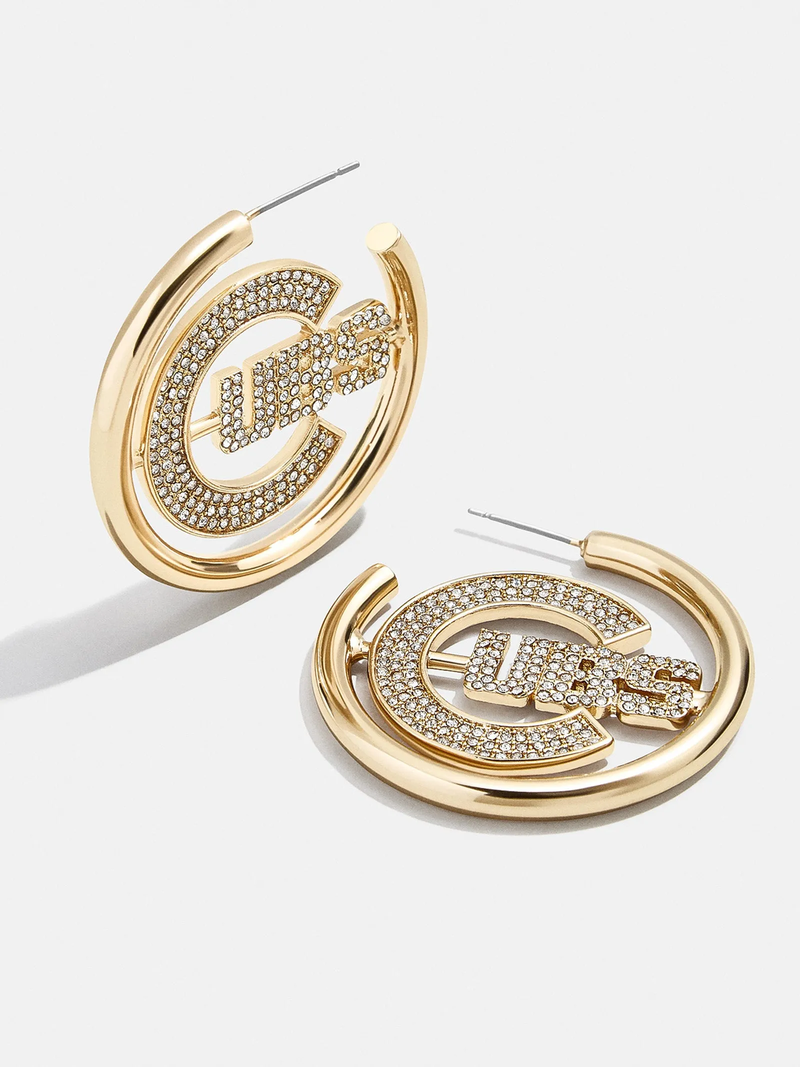 MLB Gold Logo Hoops - Chicago Cubs sold by BaubleBar