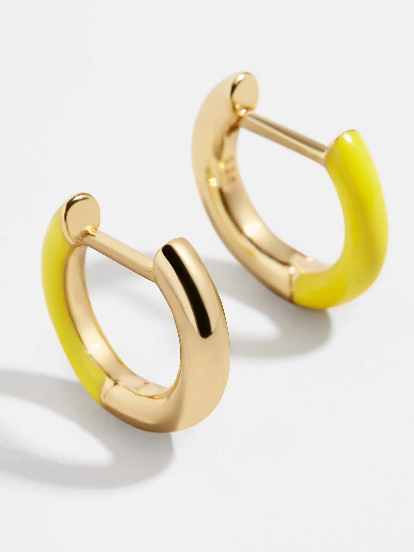 Sage 18K Gold Huggie Earrings sold by BaubleBar