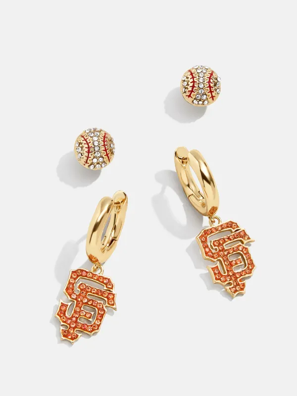 MLB Earring Set - San Francisco Giants sold by BaubleBar