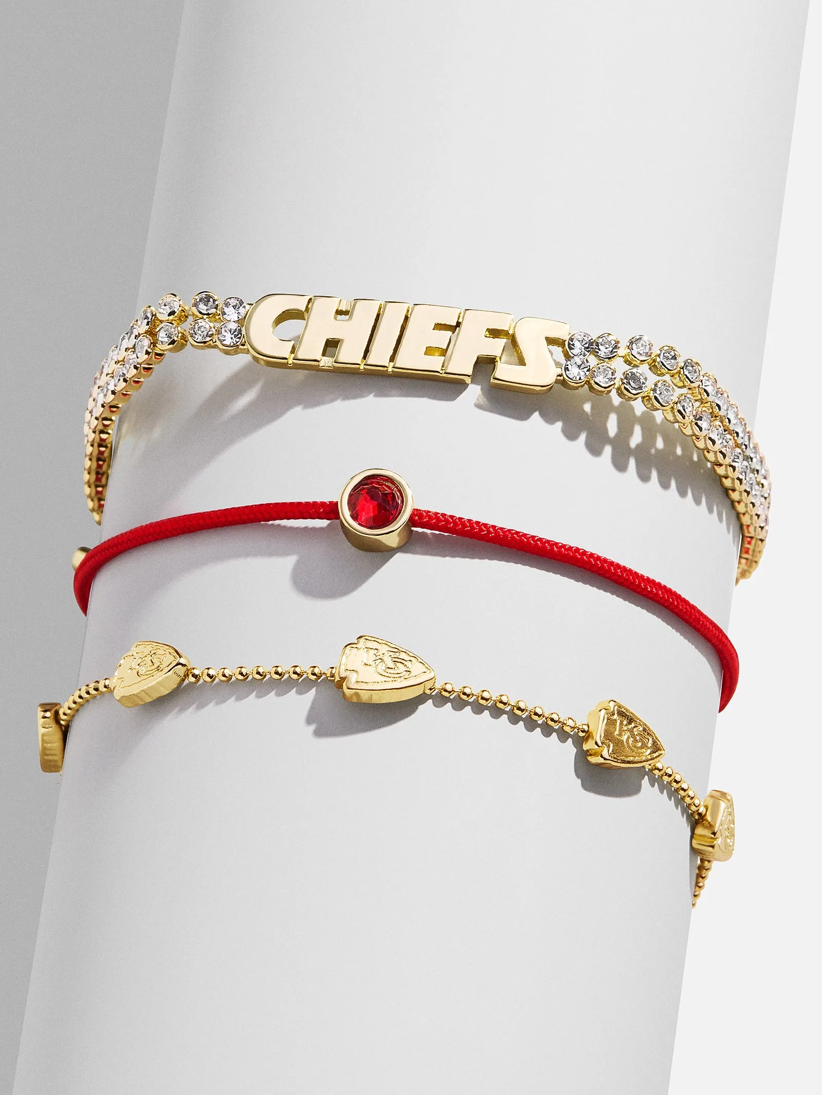 NFL Bracelet Set - Kansas City Chiefs sold by BaubleBar