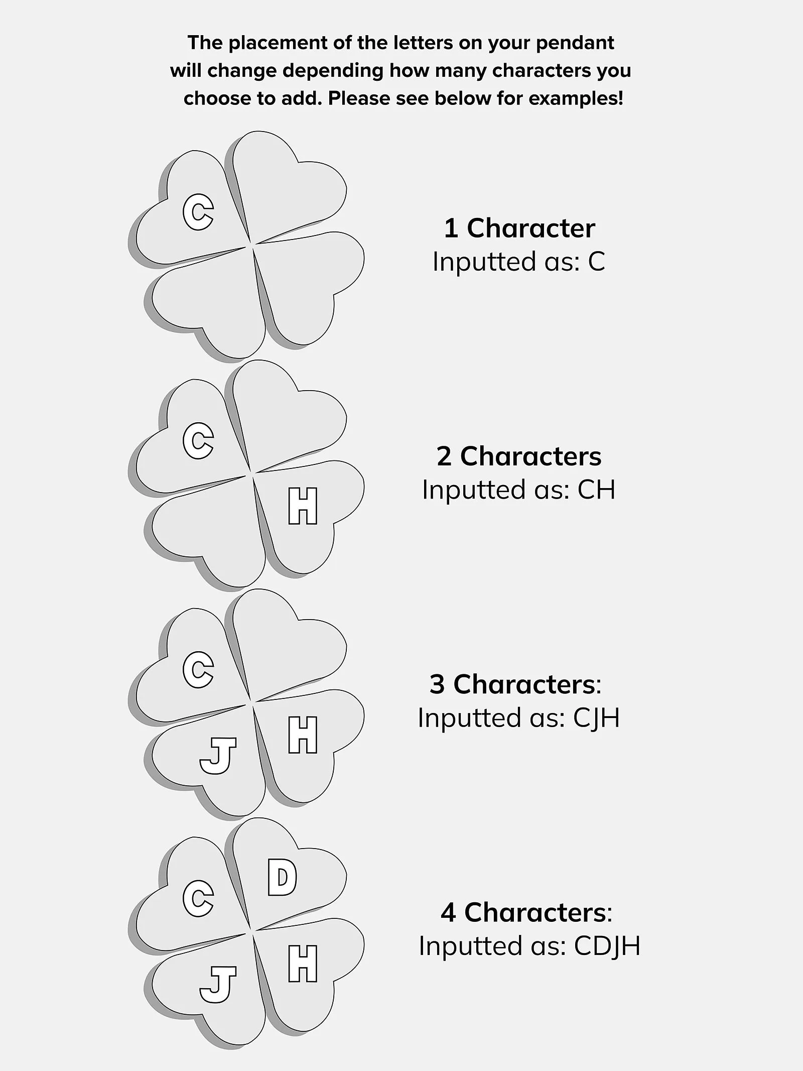 Clover Sterling Silver Custom Pendant Necklace - Sterling Silver sold by BaubleBar product image thumbnail 2