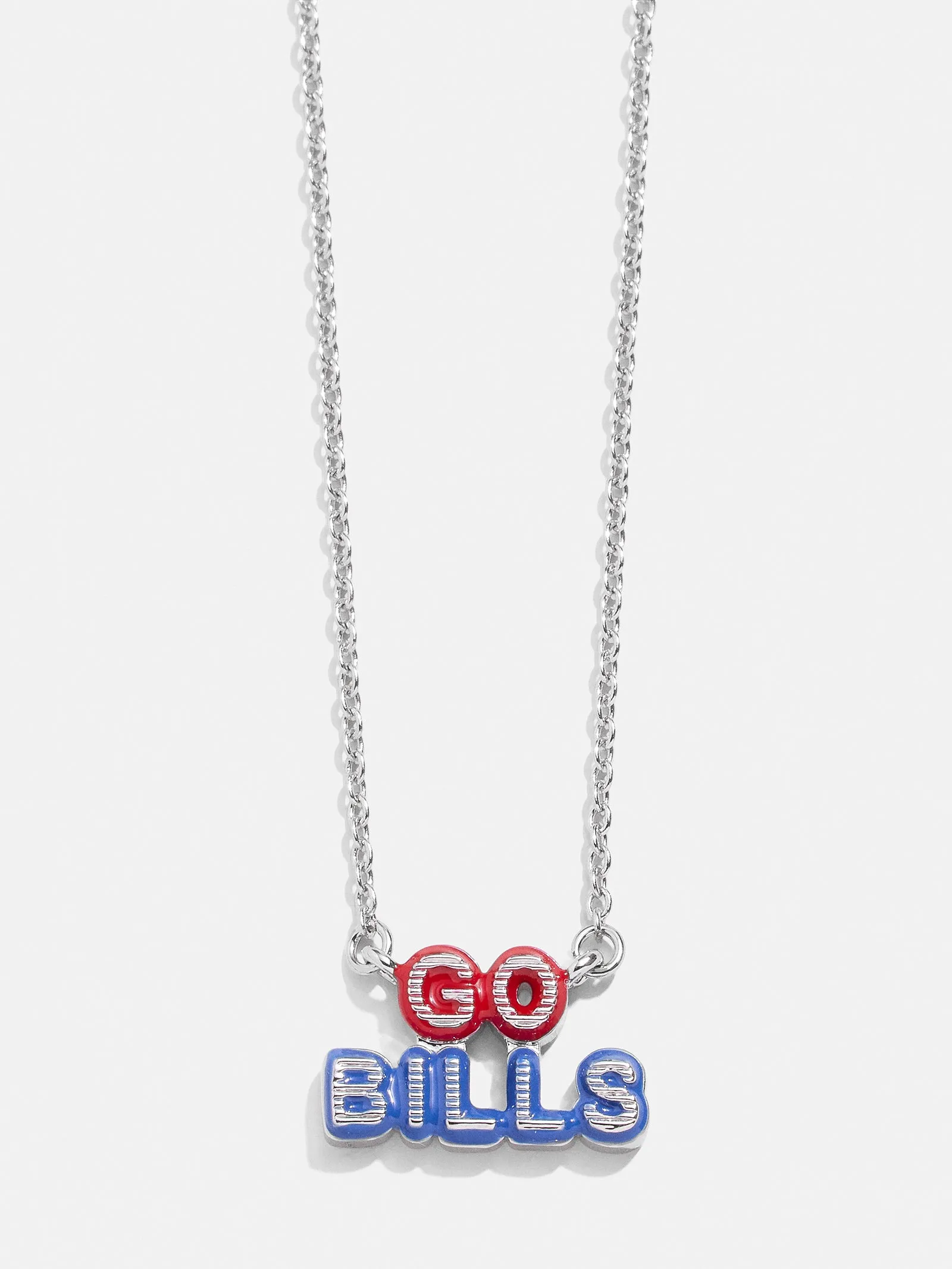 WEAR By Erin Andrews x BaubleBar Enamel Slogan Necklace - Buffalo Bills sold by BaubleBar