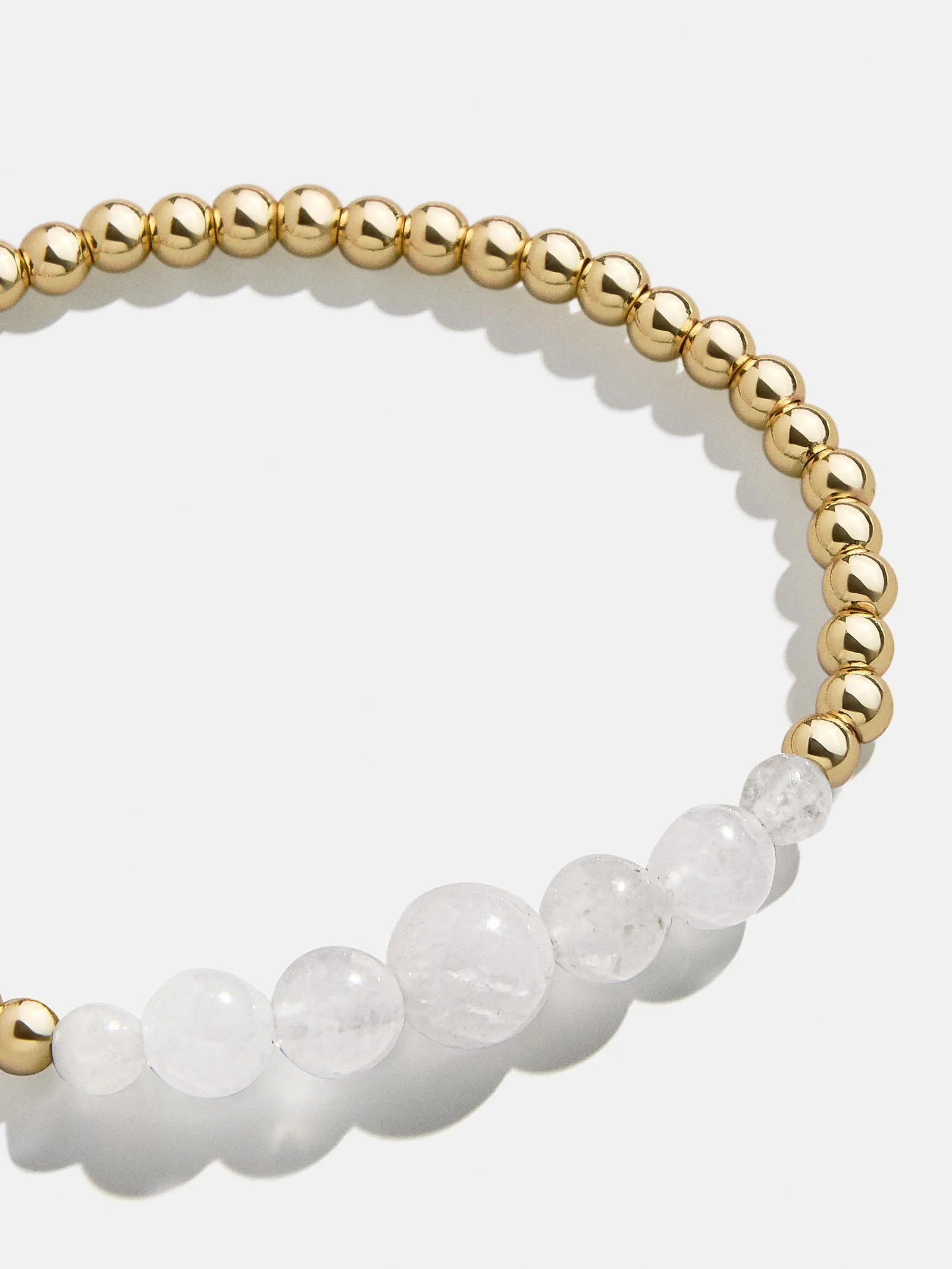 Adia Bracelet - White Jade sold by BaubleBar