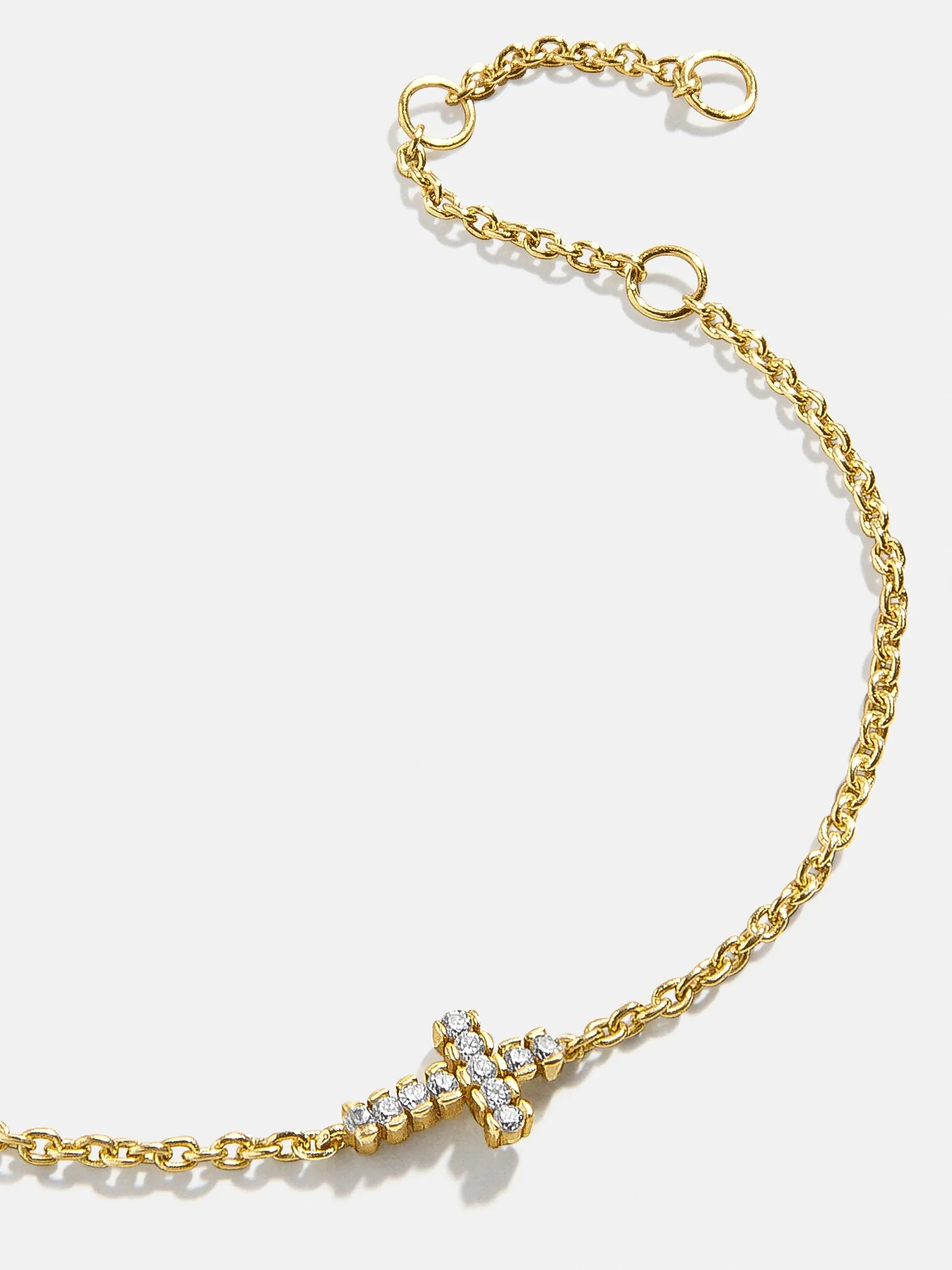 18K Gold Agape Bracelet - Cross sold by BaubleBar