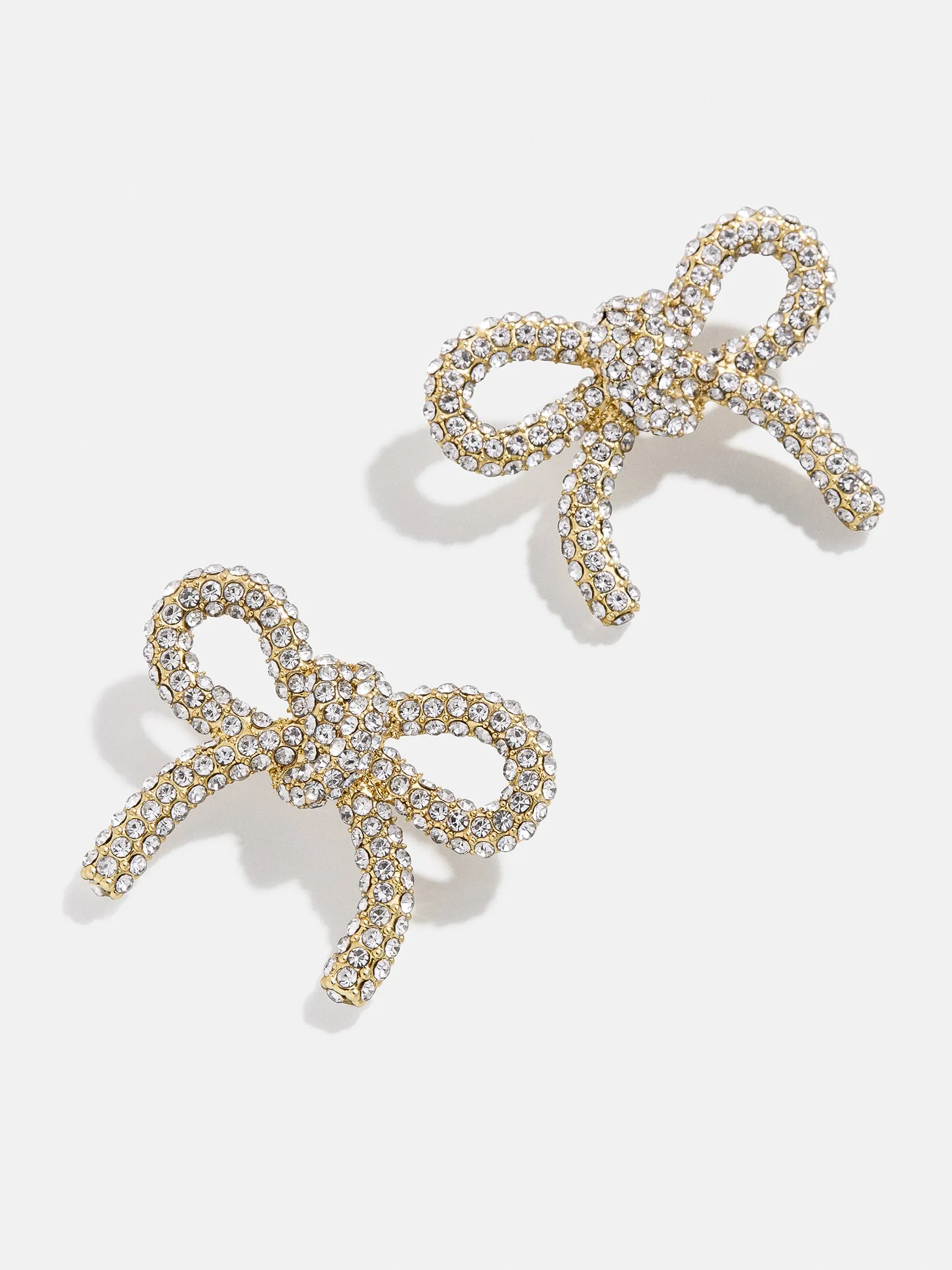 Jenny Earrings - Gold/Pavé sold by BaubleBar