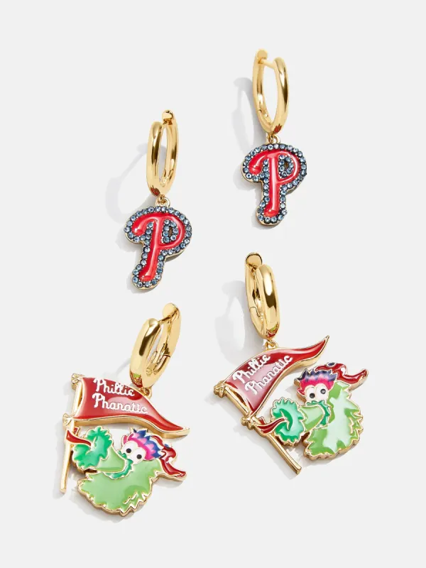 MLB Earring Set - Philadelphia Phillies sold by BaubleBar