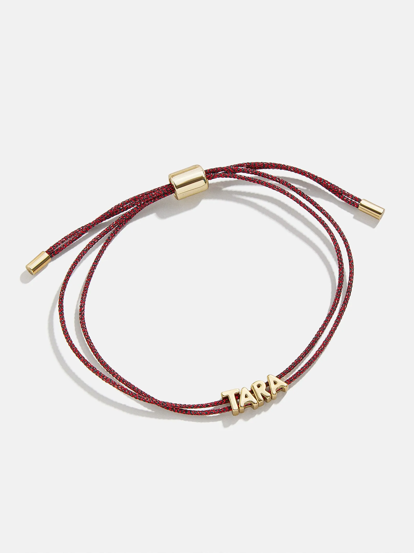 Custom Cord Bracelet - Metallic Red sold by BaubleBar product image thumbnail 3