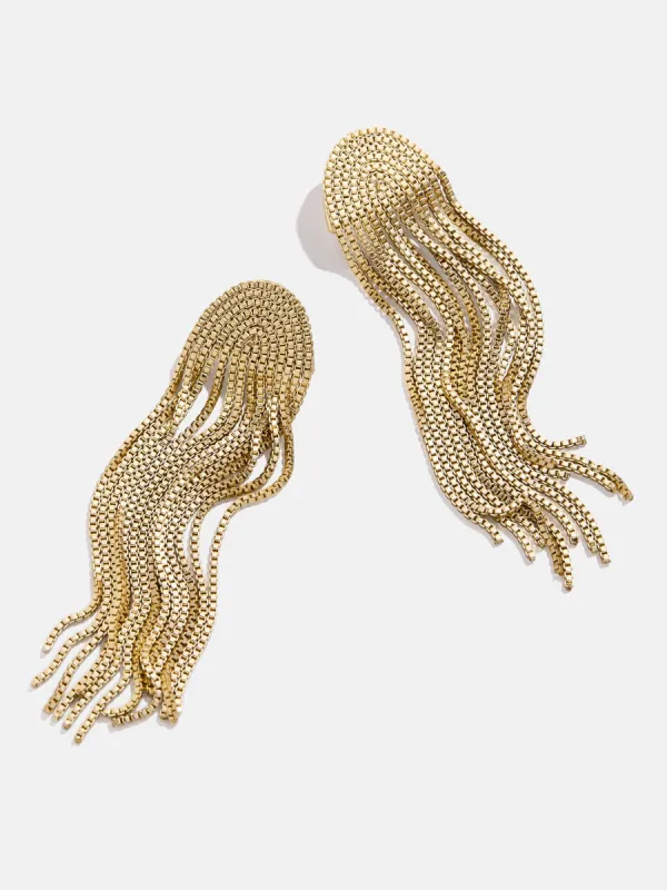 Farrah Earrings - Gold sold by BaubleBar