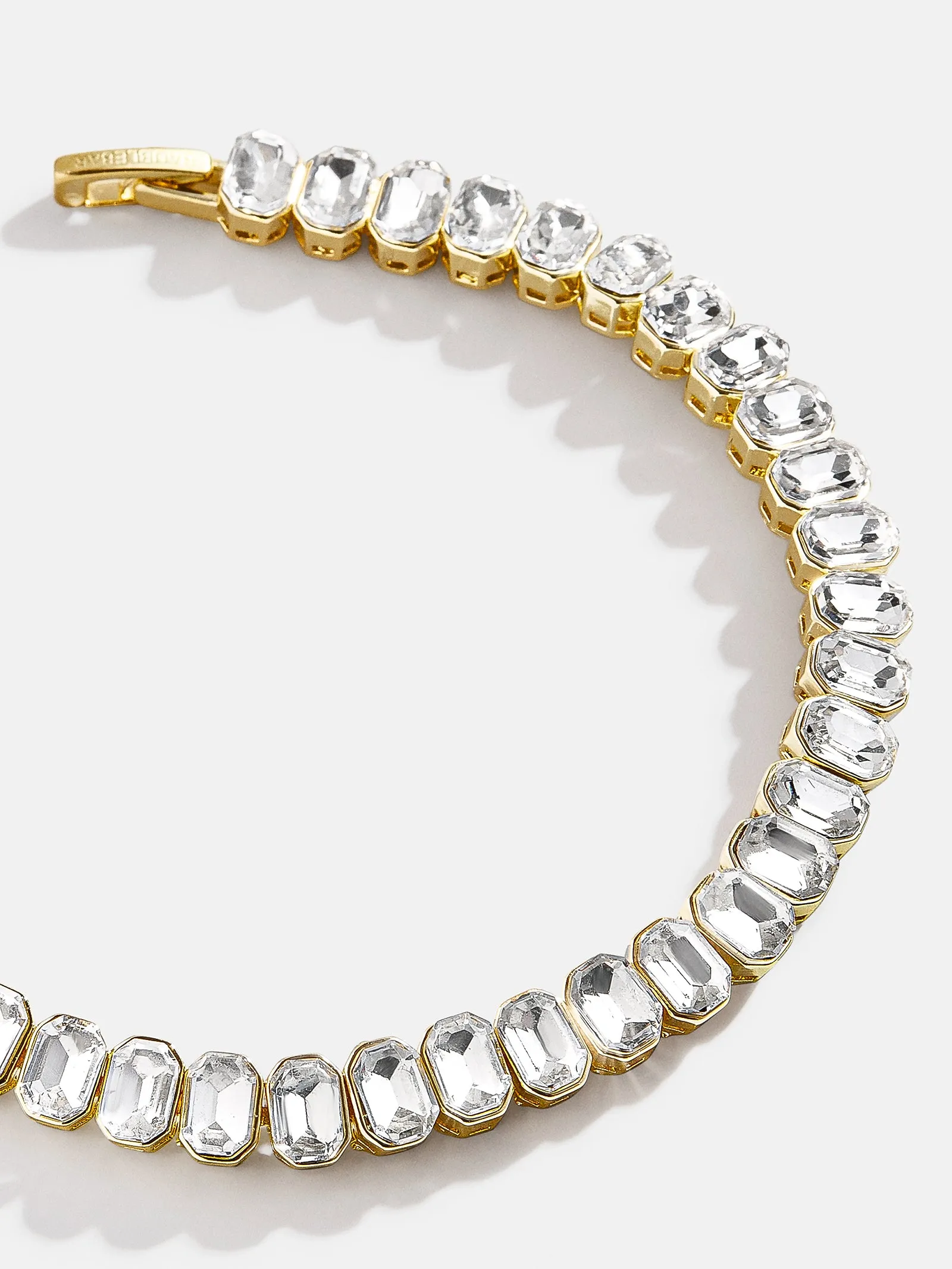 Julie Tennis Bracelet - Gold/Pavé sold by BaubleBar