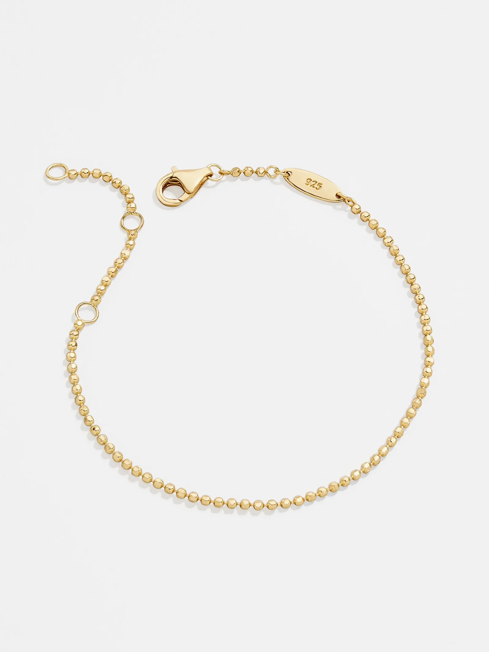 Stephanie 18K Gold Bracelet - Gold sold by BaubleBar product image thumbnail 3