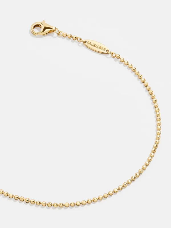 Stephanie 18K Gold Bracelet - Gold sold by BaubleBar