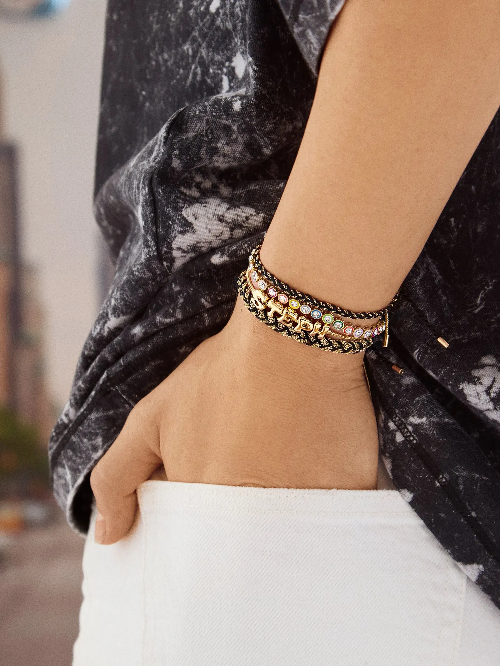 Hannah Bracelet Set - Black sold by BaubleBar product image thumbnail 2