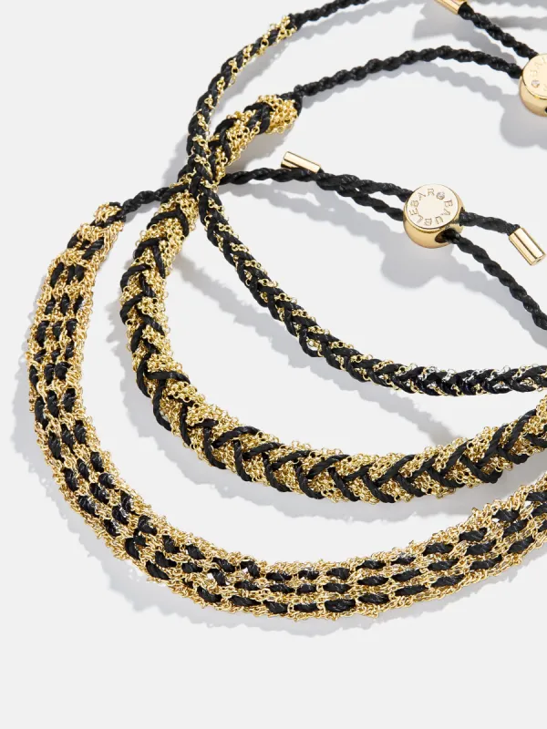 Hannah Bracelet Set - Black sold by BaubleBar