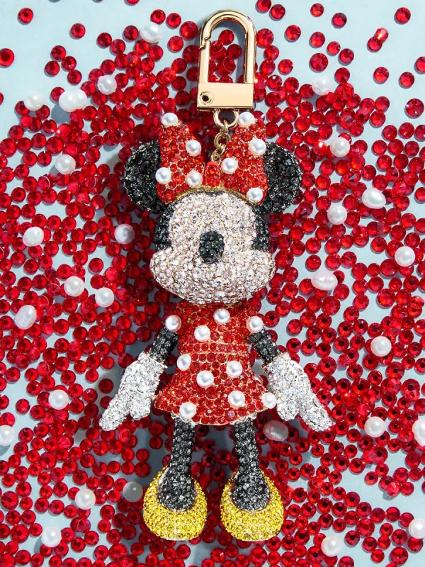Disney Minnie Mouse Classic Pavé Bag Charm - Minnie Mouse sold by BaubleBar