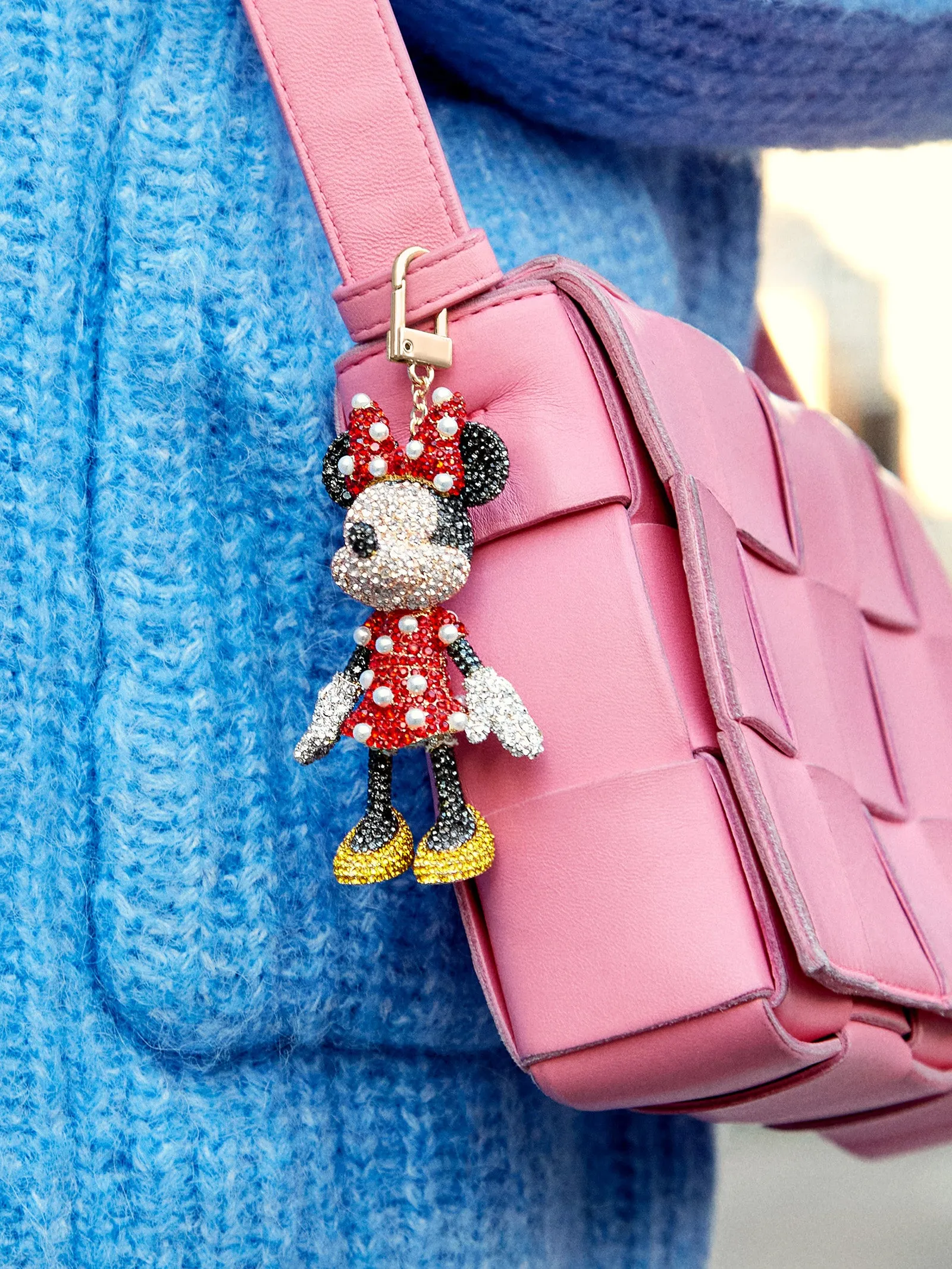 Disney Minnie Mouse Classic Pavé Bag Charm - Minnie Mouse sold by BaubleBar product image thumbnail 3