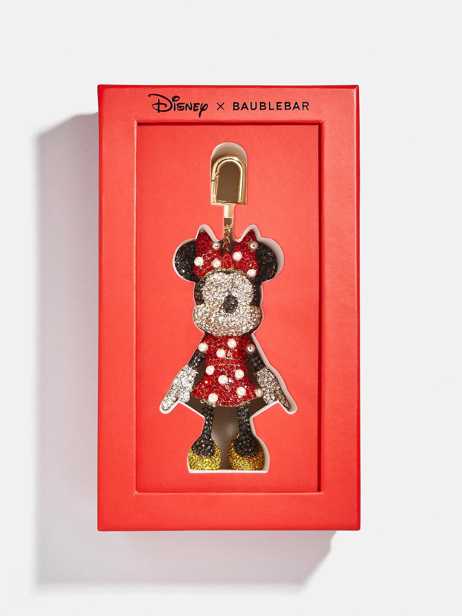 Disney Minnie Mouse Classic Pavé Bag Charm - Minnie Mouse sold by BaubleBar product image thumbnail 5