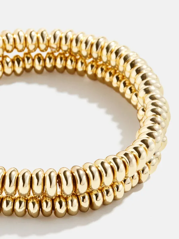 Natalia Bracelet Set - Gold sold by BaubleBar
