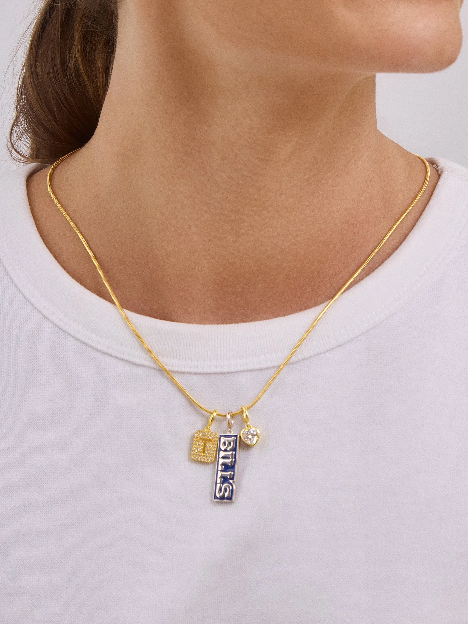 WEAR By Erin Andrews x BaubleBar Buffalo Bills Cluster Charm - Buffalo Bills sold by BaubleBar product image thumbnail 2