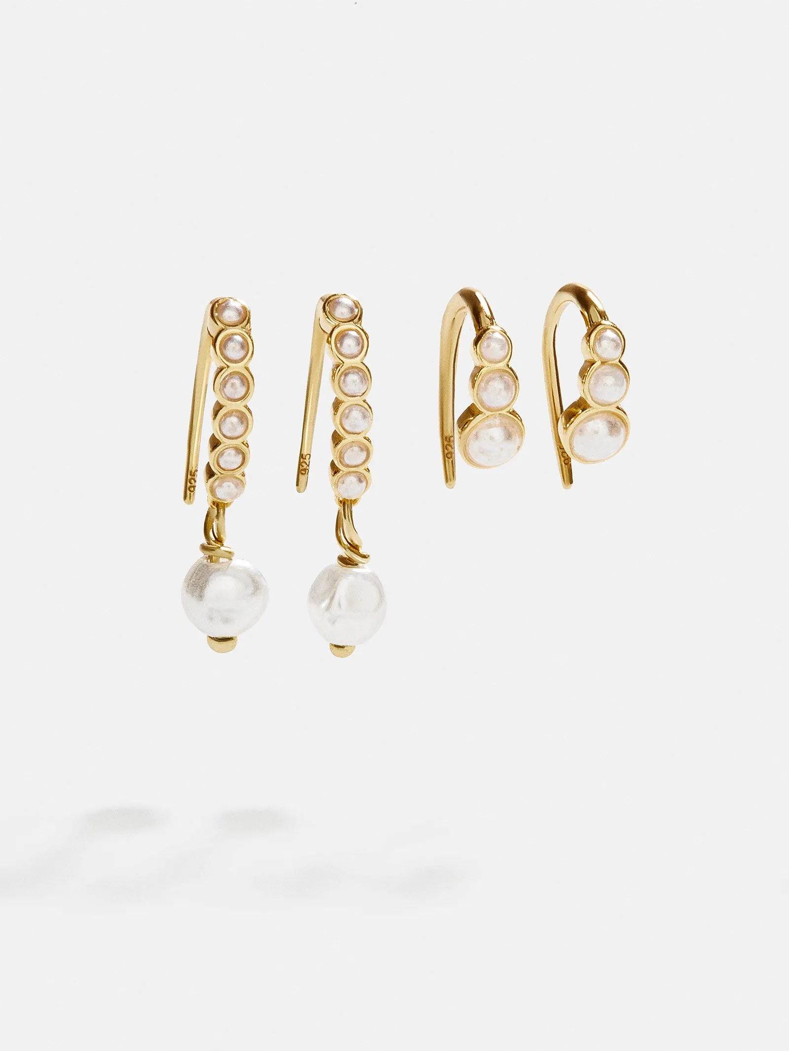 Lucia 18K Gold Earring Set - Gold sold by BaubleBar