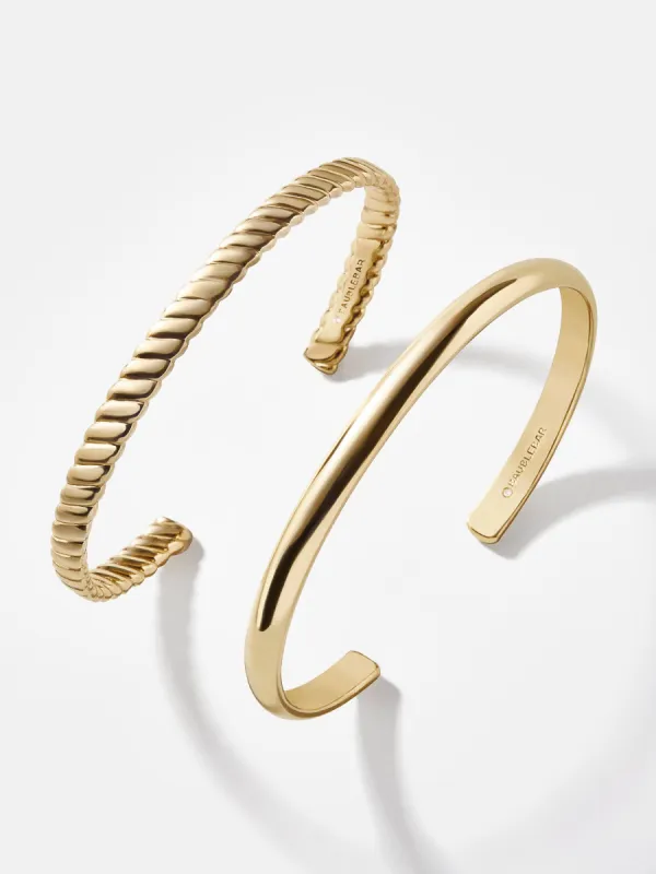 Arlo Cuff Bracelet Set - Classic Cuff Set made by BaubleBar