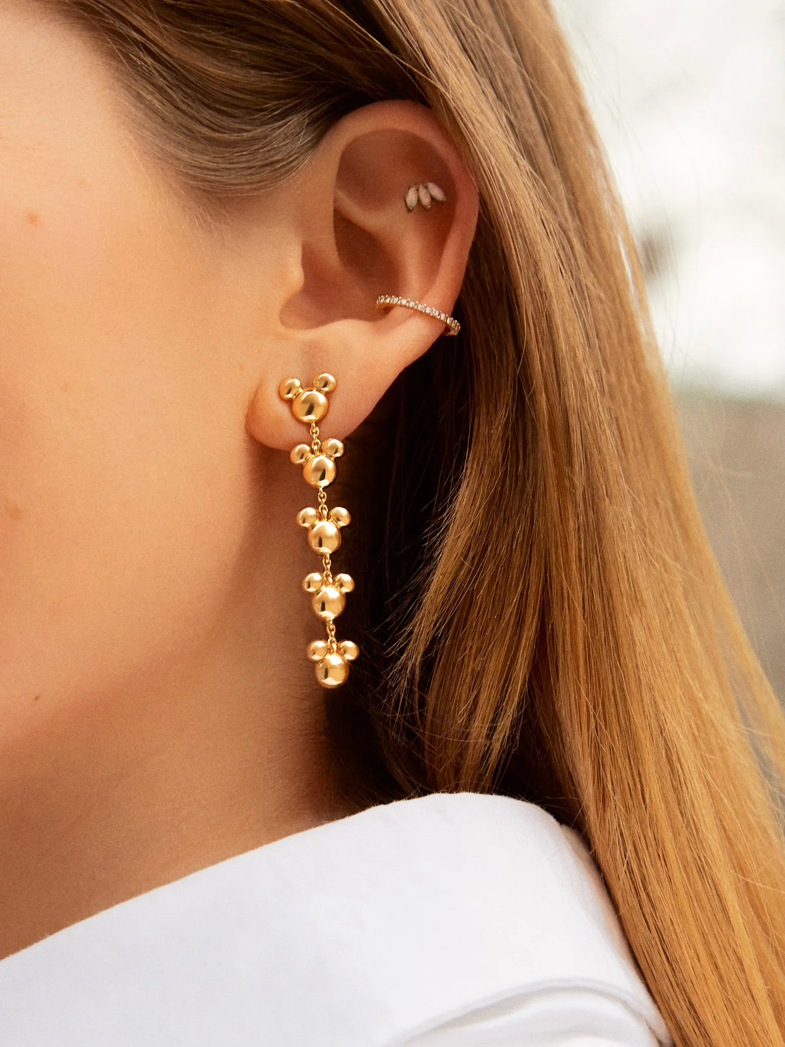 Mickey Mouse disney Drop Statement Earrings sold by BaubleBar product image thumbnail 2