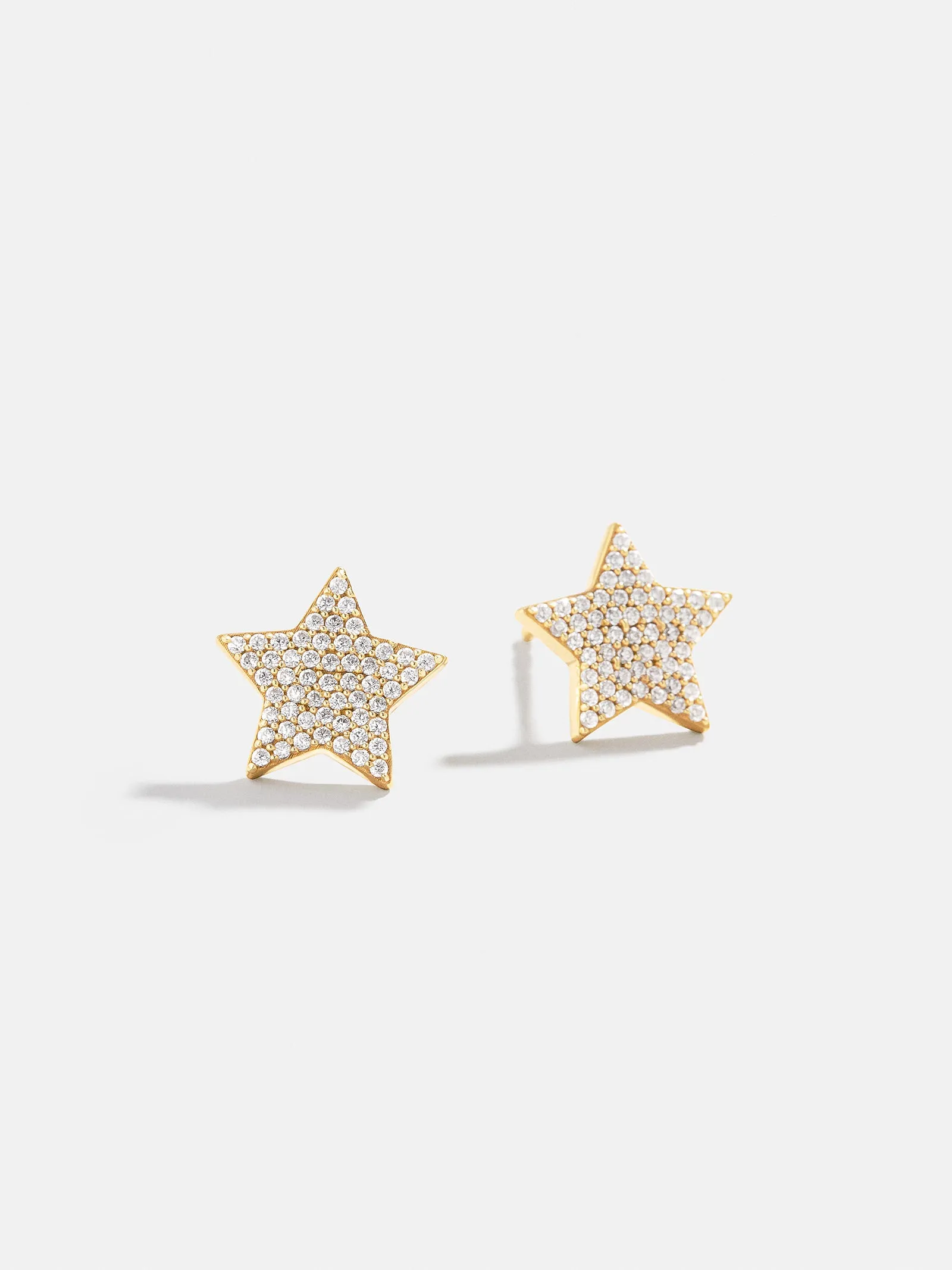 14K Gold Celestial Delicate Stud - Pavé Star sold by BaubleBar