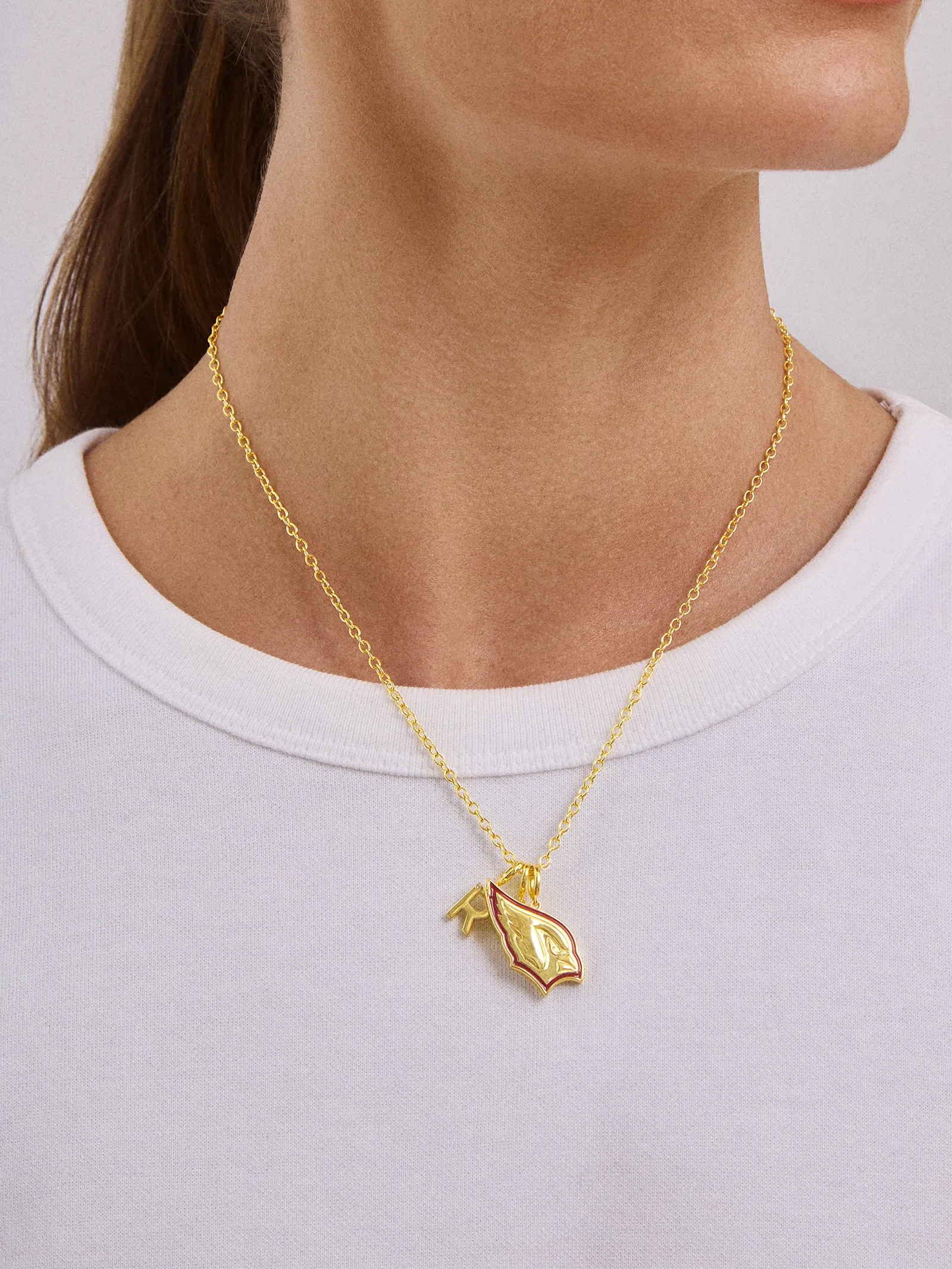 WEAR By Erin Andrews x BaubleBar Arizona Cardinals Cluster Charm - Arizona Cardinals sold by BaubleBar product image thumbnail 2