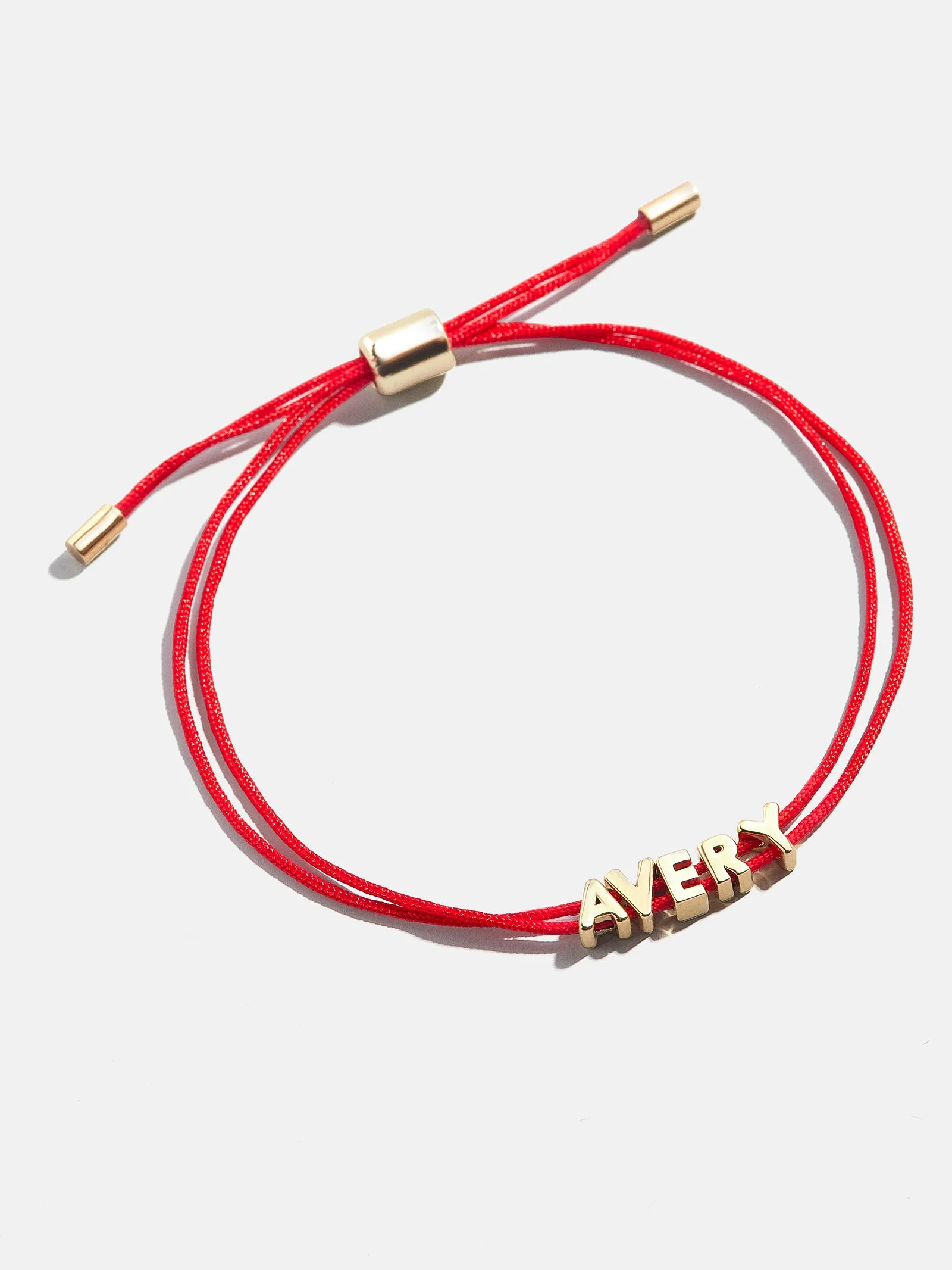 Custom Cord Bracelet - Red sold by BaubleBar product image thumbnail 3