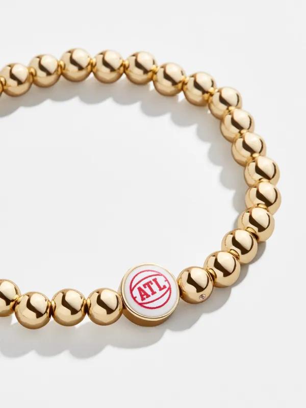 Atlanta Hawks Gold Pisa Bracelet - Atlanta Hawks sold by BaubleBar