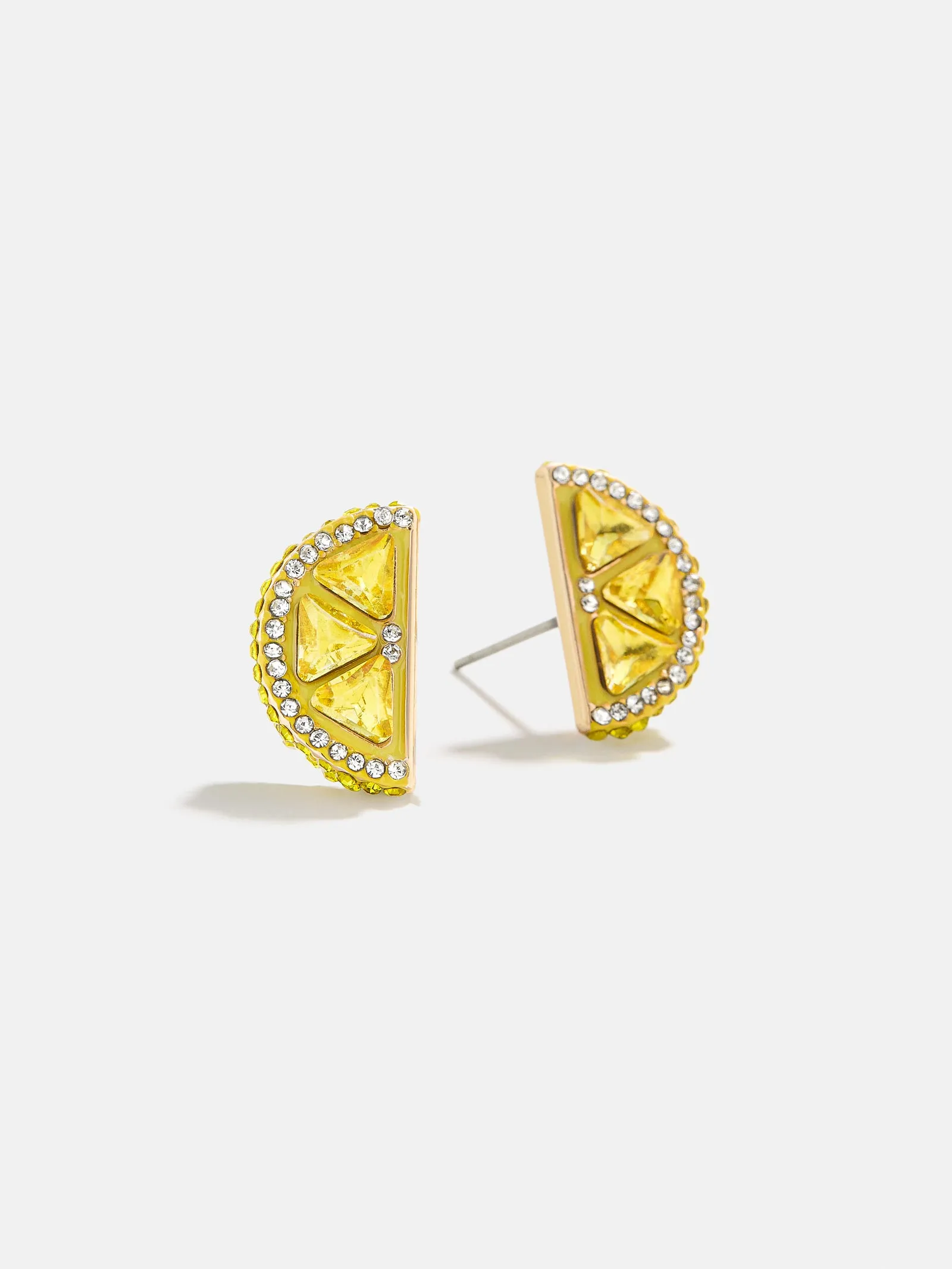 Zest for Life Earrings - Lemon Stud Earrings sold by BaubleBar product image thumbnail 3