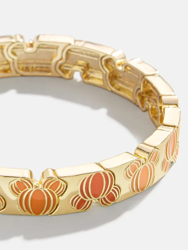 Mickey Mouse Disney Pumpkin Puzzle Piece Bracelet - Disney Pumpkin Bracelet sold by BaubleBar