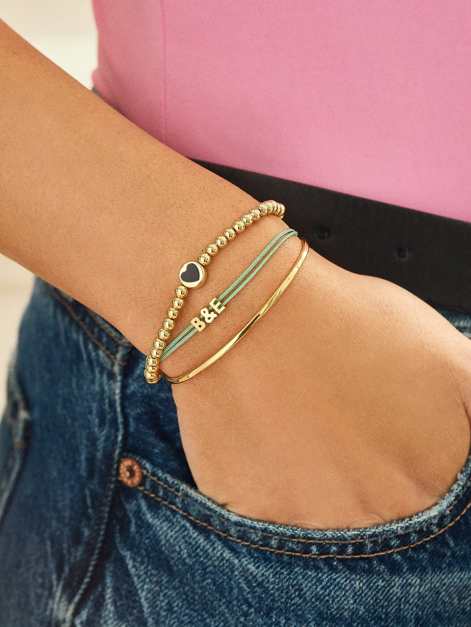 Positivity Pisa Bracelet - Black sold by BaubleBar product image thumbnail 2