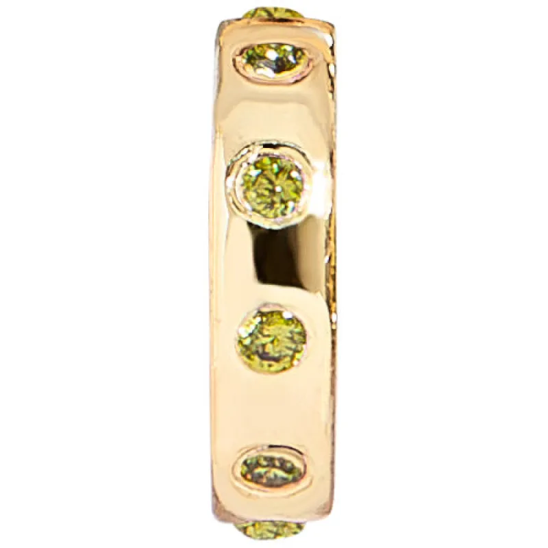 18K Gold Birthstone Charm Beads - Peridot sold by BaubleBar