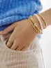Dilara Bracelet - Blue/Gold sold by BaubleBar