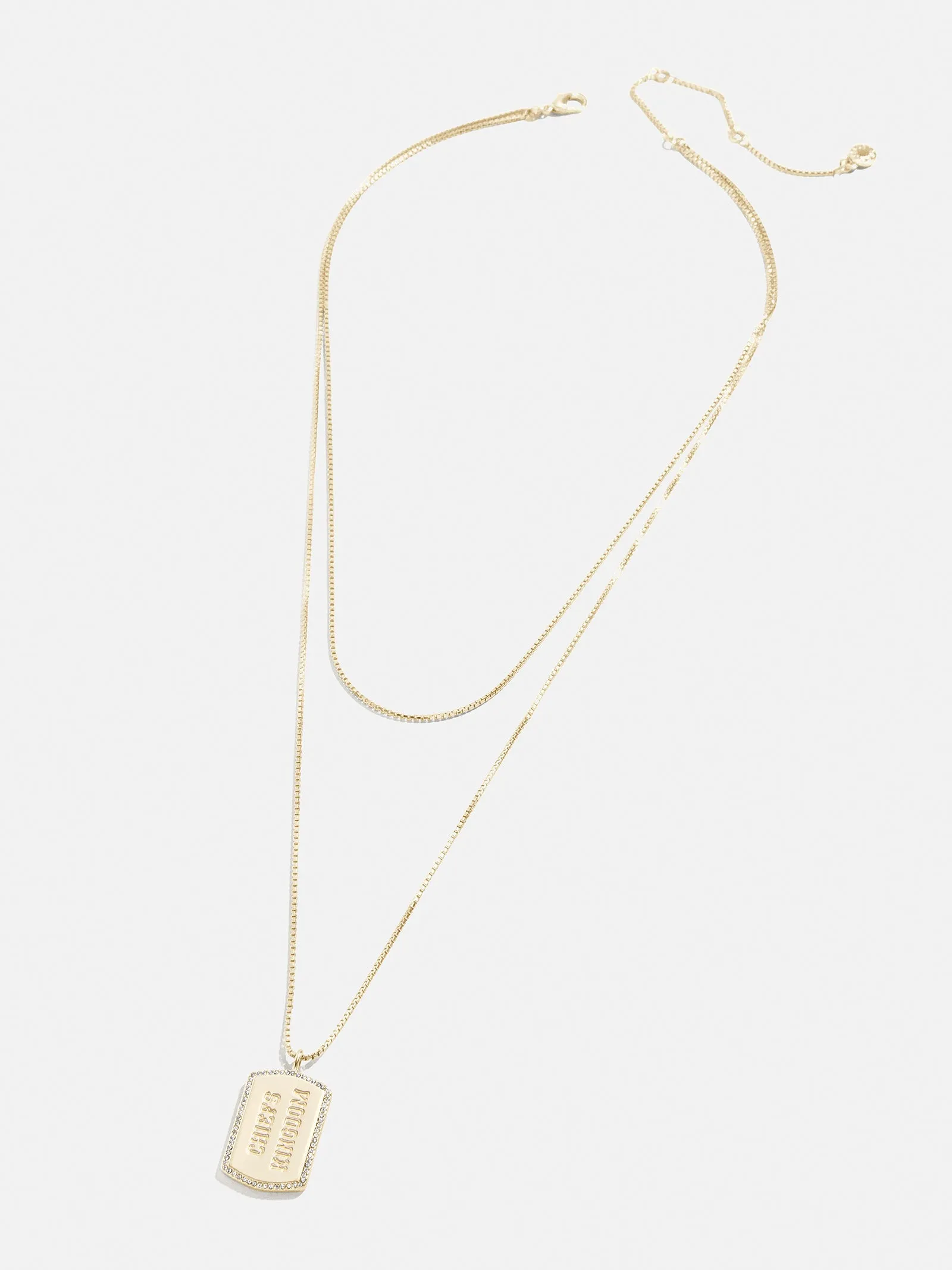 WEAR By Erin Andrews x BaubleBar Kansas City Chiefs Layered Necklace - Kansas City Chiefs sold by BaubleBar product image thumbnail 4