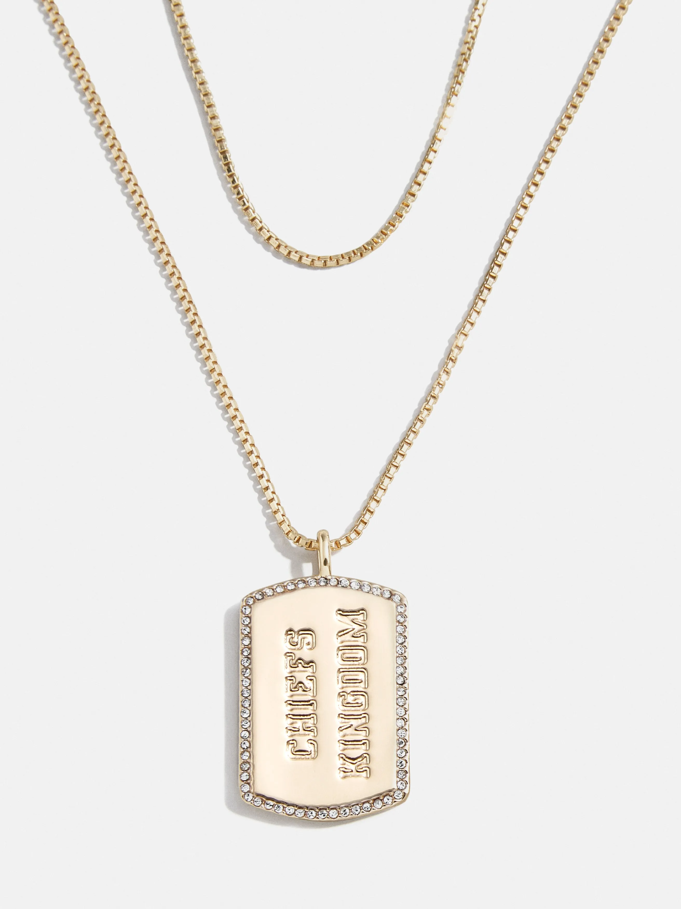 WEAR By Erin Andrews x BaubleBar Kansas City Chiefs Layered Necklace - Kansas City Chiefs sold by BaubleBar product image thumbnail 3