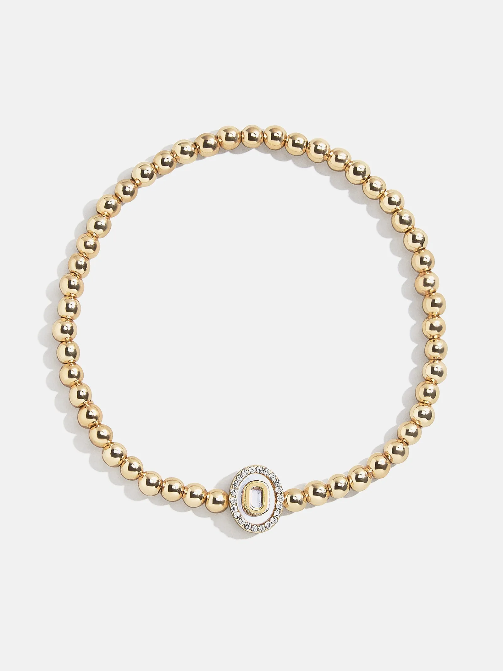 Mother of Pearl Initial Pisa Bracelet - Mother Of Pearl sold by BaubleBar product image thumbnail 5