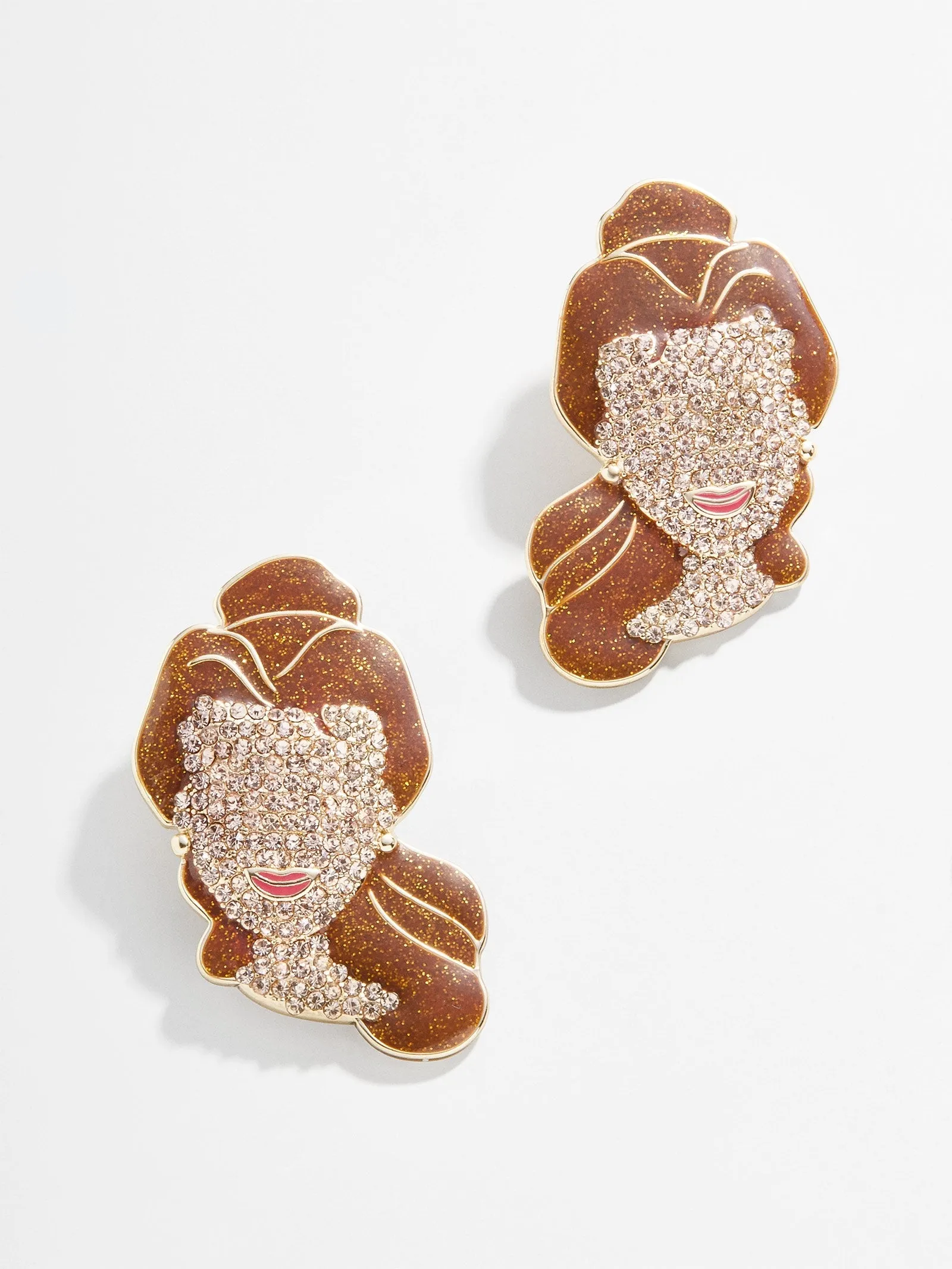 Belle Disney Earrings - Gold sold by BaubleBar